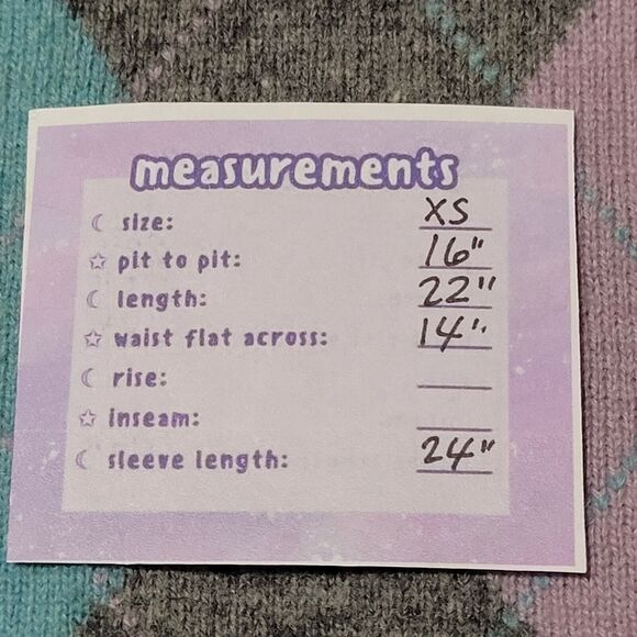 BROOKS BROTHERS Grey Pastel Argyle Sweater Size XS Lambswool Preppy Y2K - Picture 2 of 8